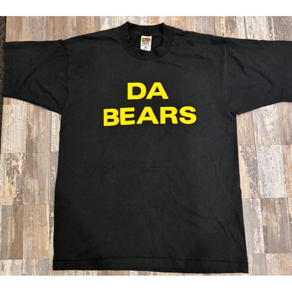 Vintage Da Bears Chicago Bears Single Stitch T-Shirt  Football Size L